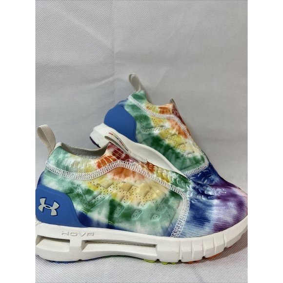NEW Under Armour 5.5 womens 4 mens HOVR Phantom Slip PRIDE 3022791 400 Rainbow - Picture 1 of 8